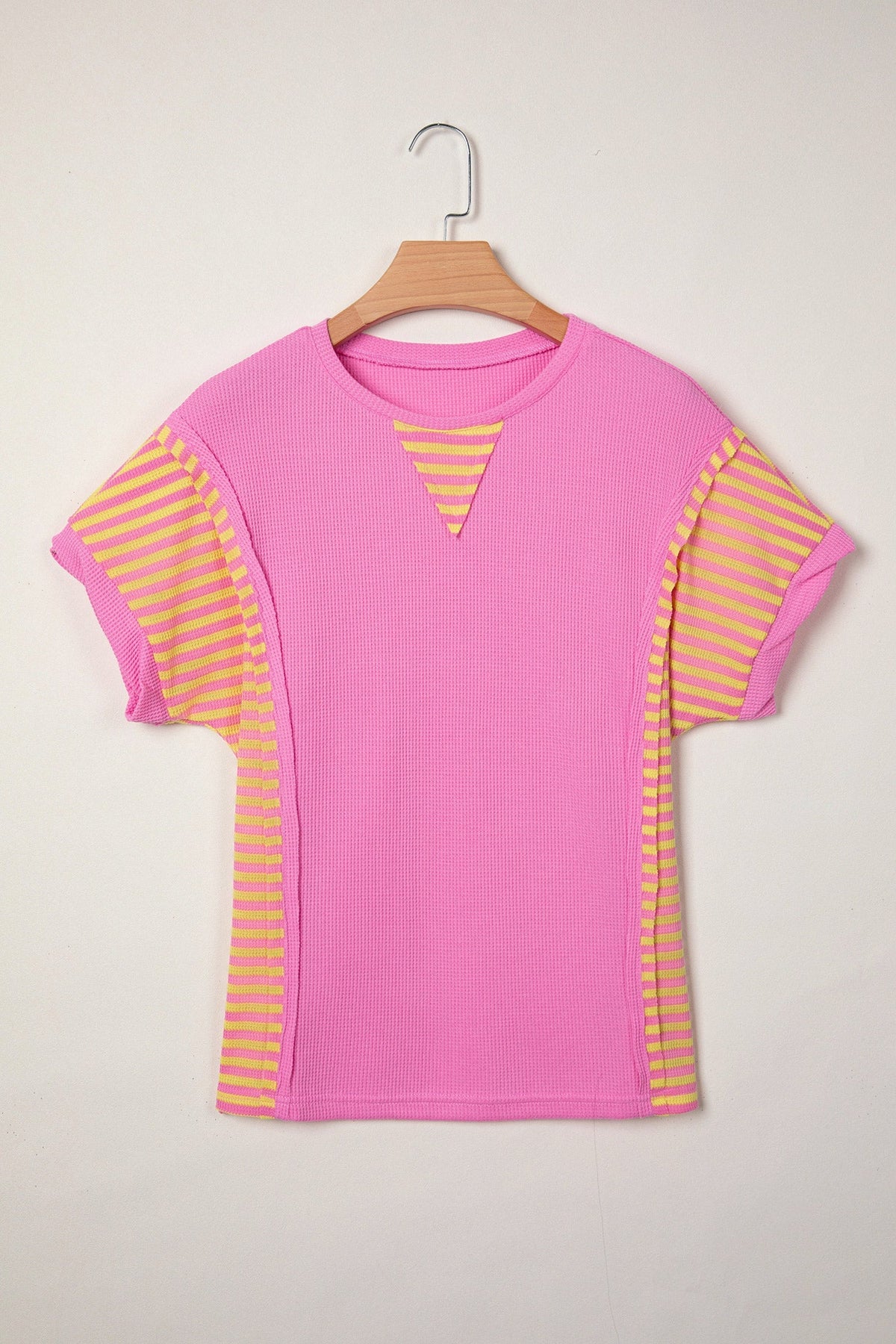 Threaded Pear Wynter Patchwork Loose T Shirt