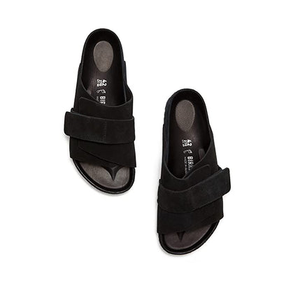 Birkenstock Unisex Kyoto Suede Leather Black