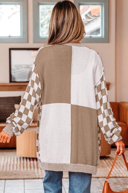 Threaded Pear Promise Front Drop Shoulder Cardigan