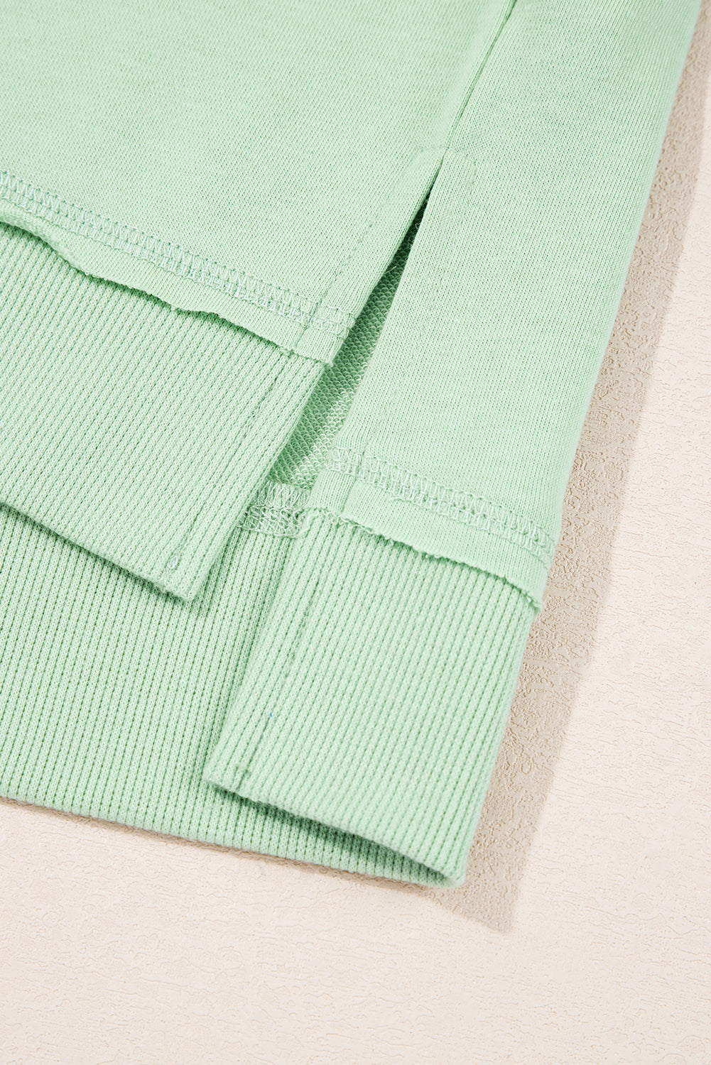 Threaded Pear Emberly Patchwork Half Hooded Pullover