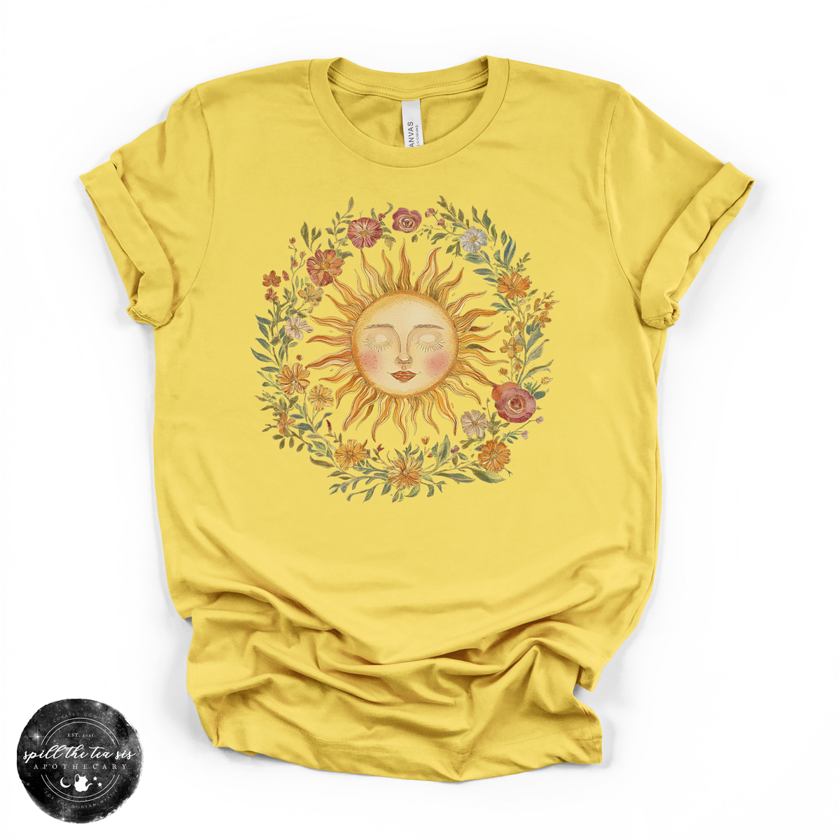Celestial Sun Tee | Mystical Sun Graphic T-Shirt