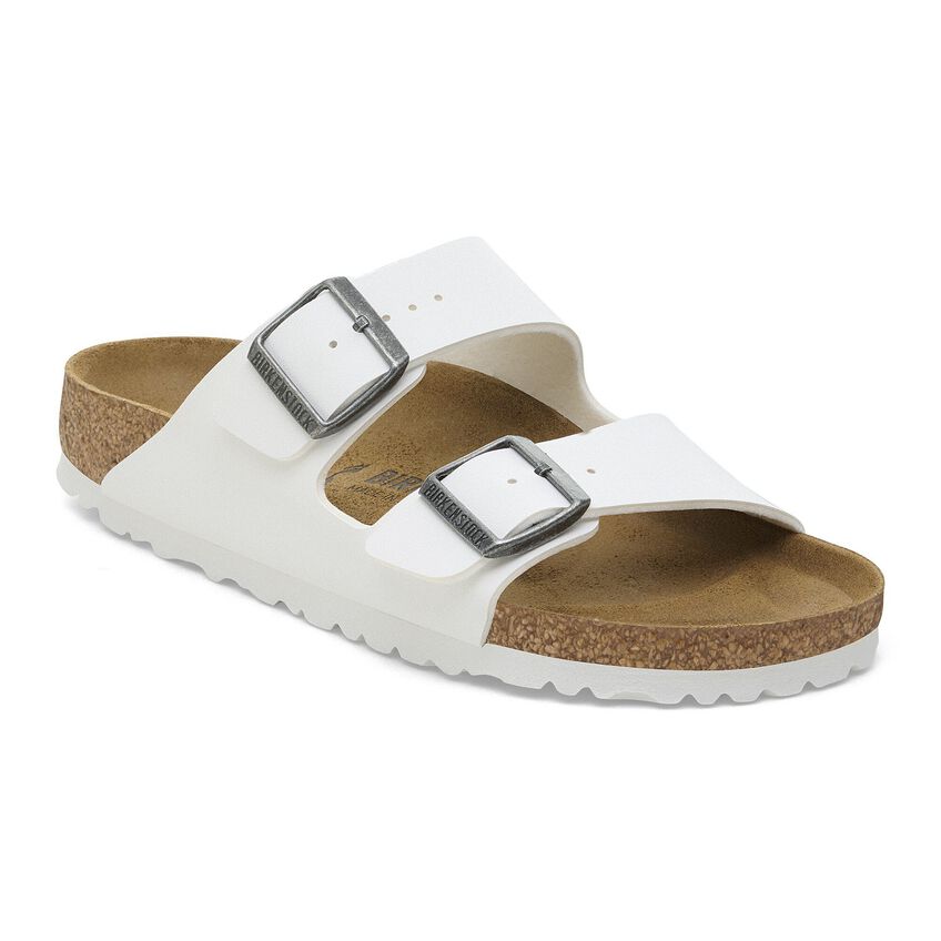 Birkenstock Arizona Birko-Flor Blossom White Sandals