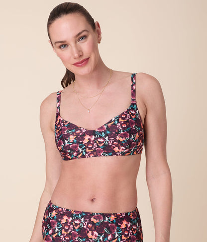 Andie X Lands’ End Tugless Molki Bikini Top - Eco Nylon - Multi Floral