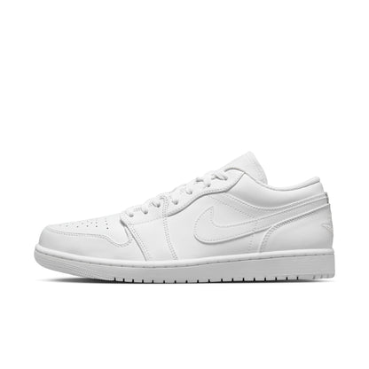 Air Jordan Men's Retro 1 Low 'Triple White' 2022 Sneakers