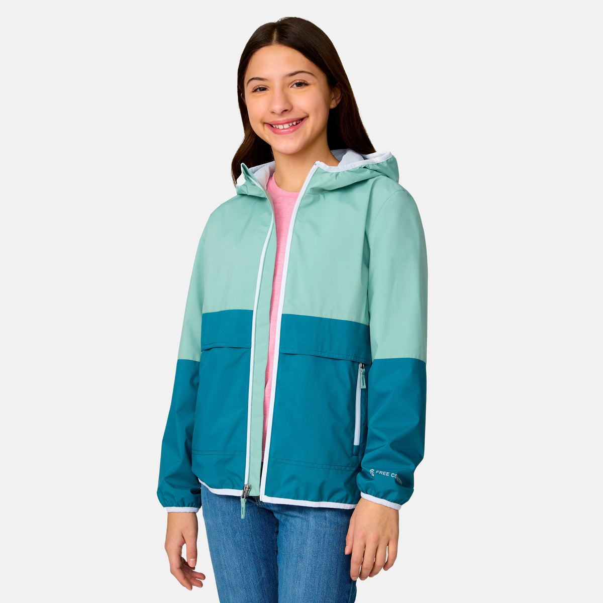 Girls' Easy Hiking Windshear Jacket
