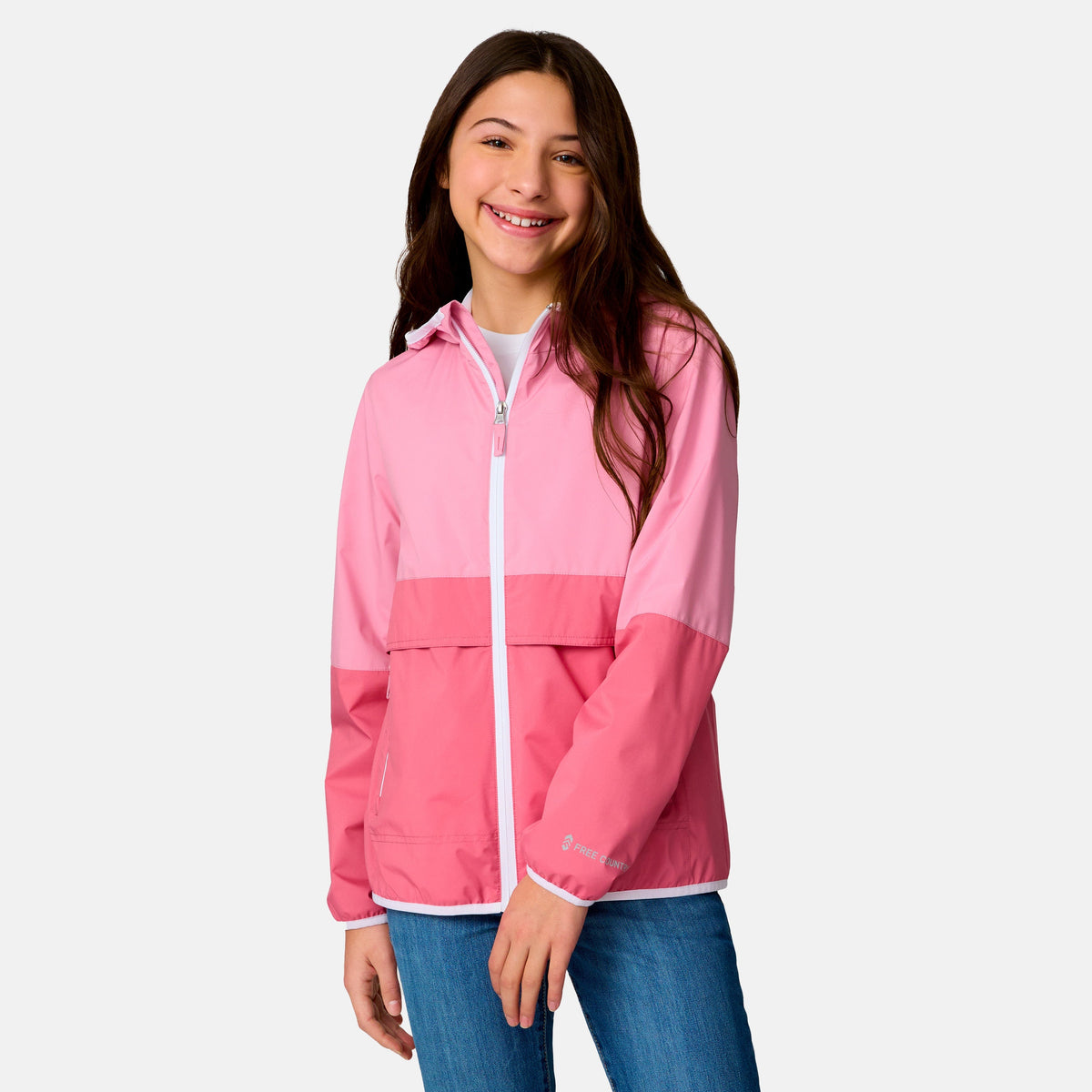 Girls' Easy Hiking Windshear Jacket