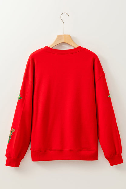Threaded Pear Evelyn Graphic Drop Shoulder Sweatshirt