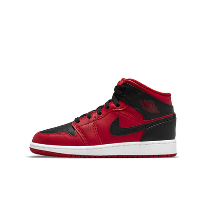 Air Jordan Grade School Retro 1 Mid 'Reverse Bred 2021' Gs Sneakers