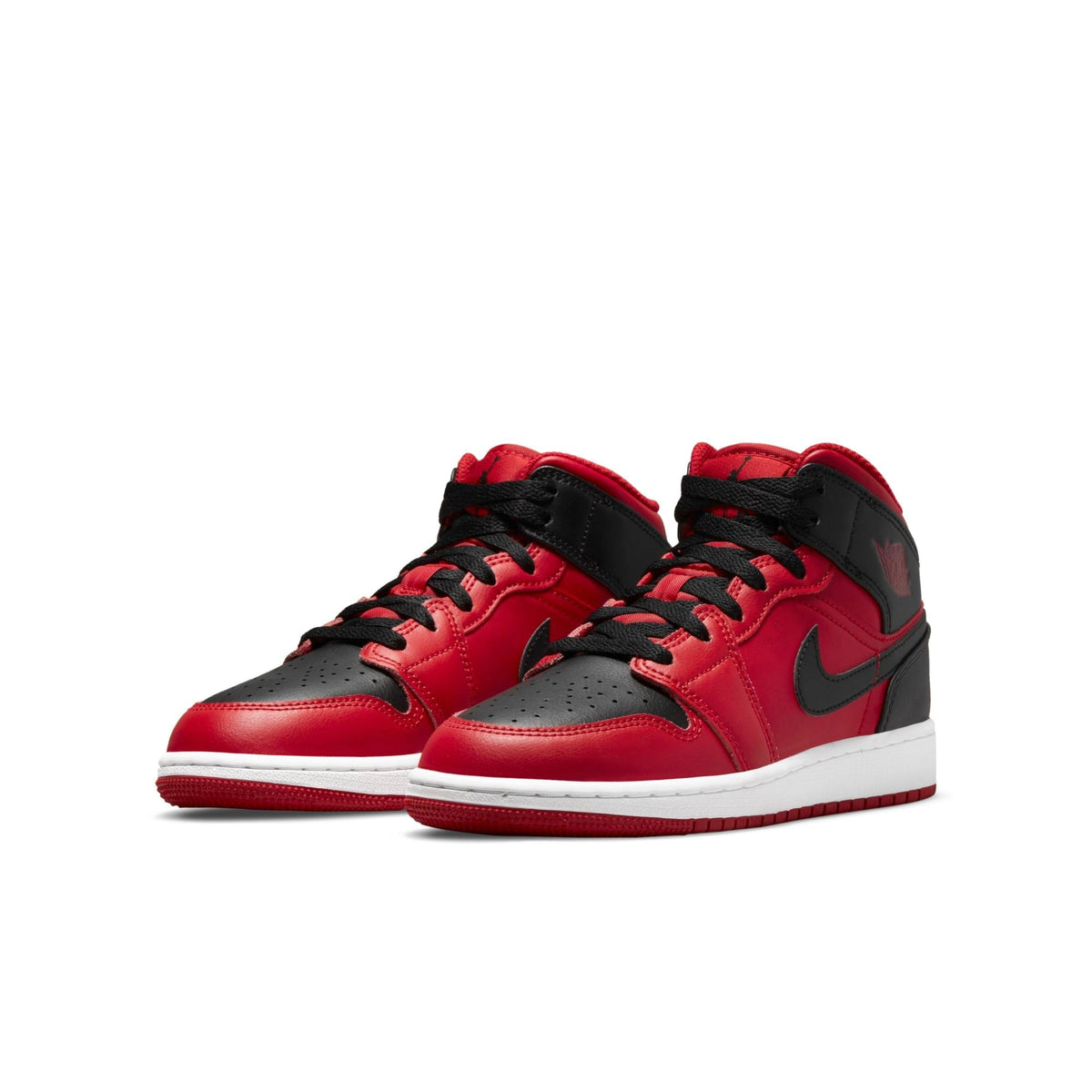 Air Jordan Grade School Retro 1 Mid 'Reverse Bred 2021' Gs Sneakers