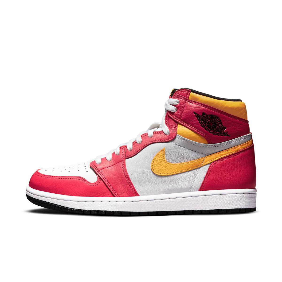 Air Jordan Men's Retro 1 High Og 'Light Fusion Red' Sneakers