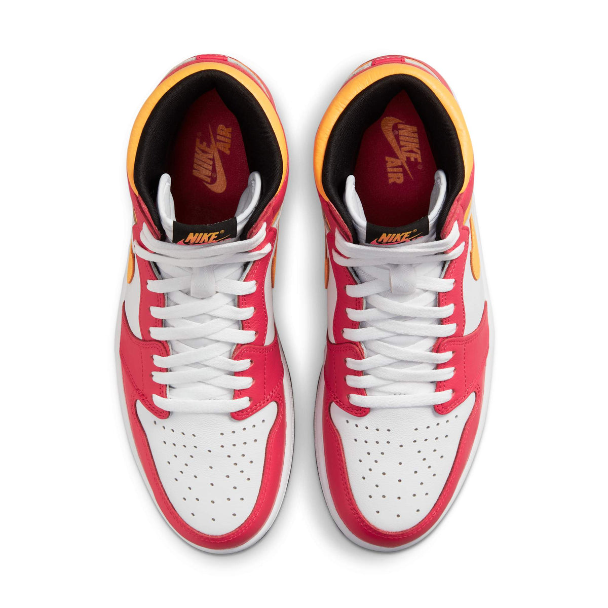 Air Jordan Men's Retro 1 High Og 'Light Fusion Red' Sneakers