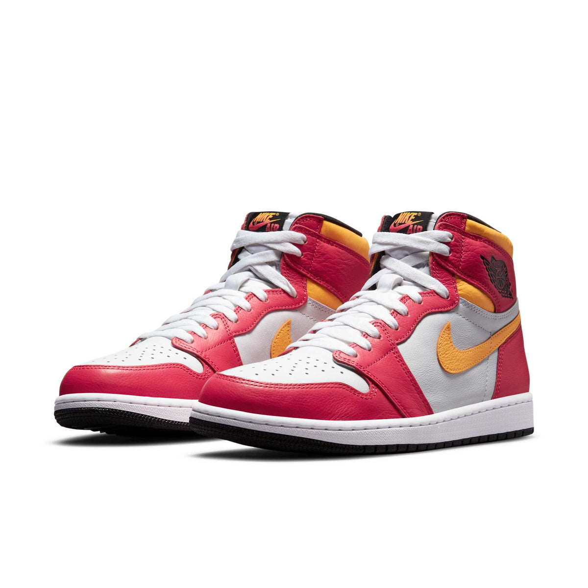Air Jordan Men's Retro 1 High Og 'Light Fusion Red' Sneakers