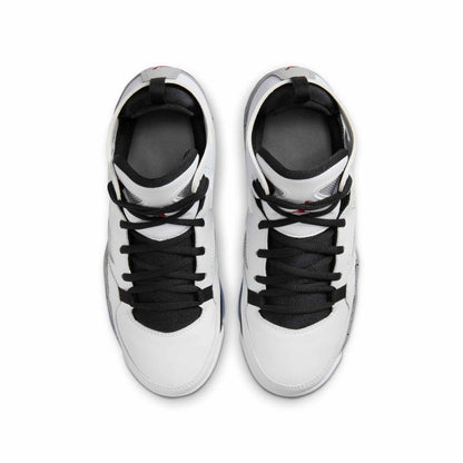 Air Jordan Grade School Flight Club 91 Gs 'White Metallic Silver' Sneakers