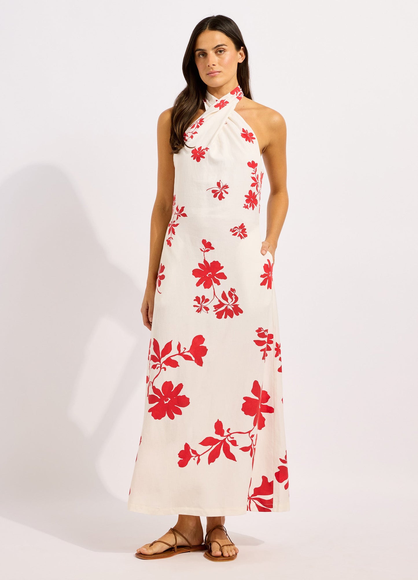 Mayflower Halter Maxi Dress