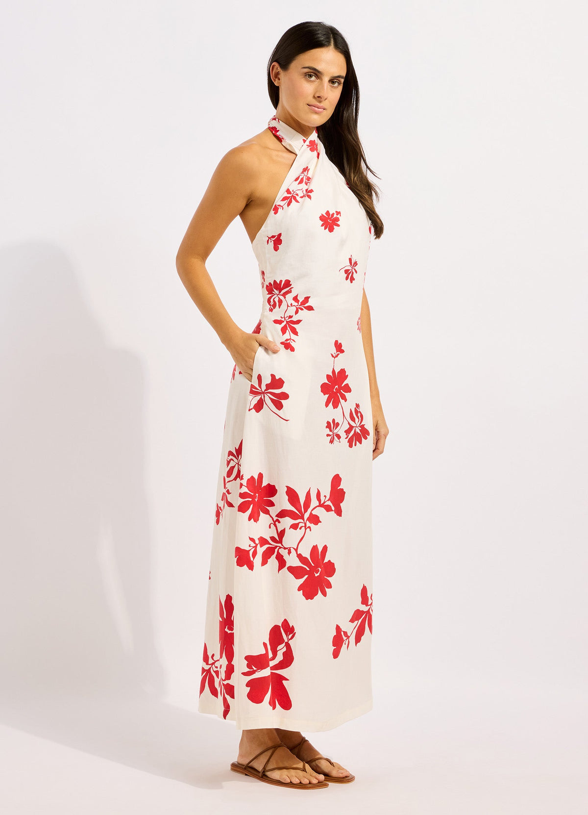 Mayflower Halter Maxi Dress