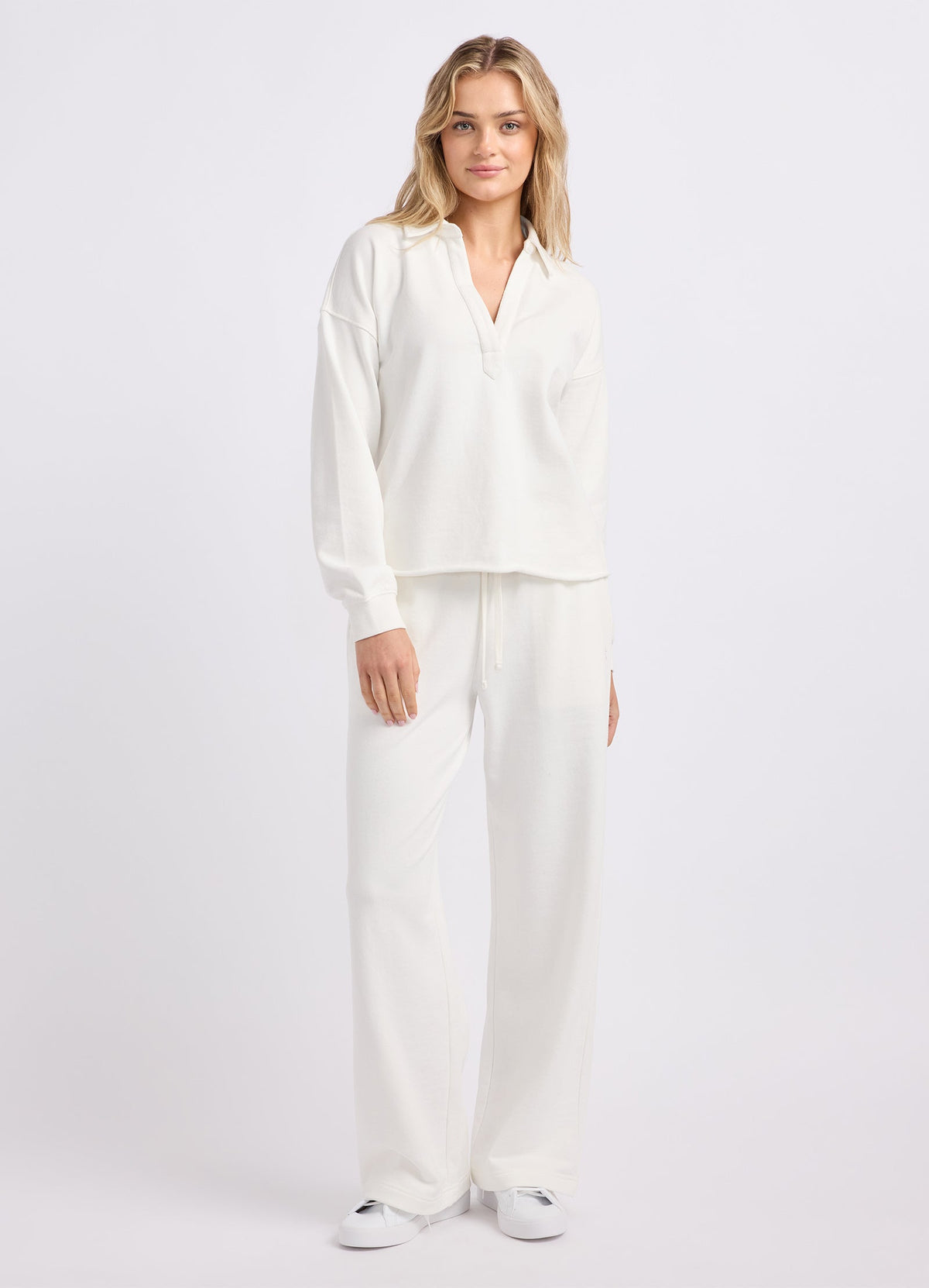 French Terry Polo Popover