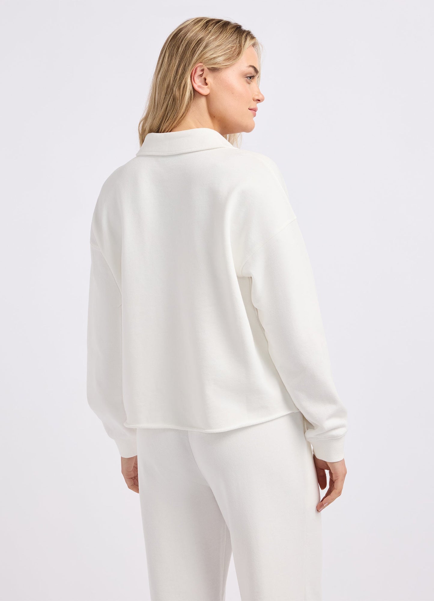 French Terry Polo Popover