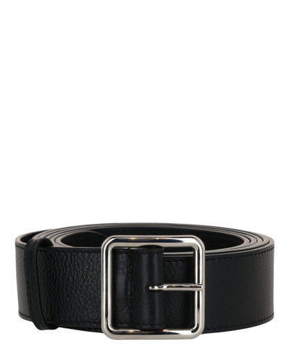 Alexander McQueen Long Pebbled Leather Belt