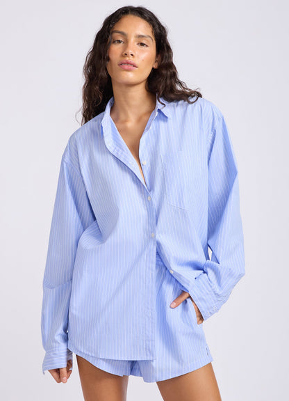 Stripe Oversized Shirt