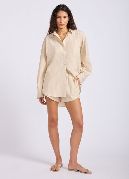 Stripe Oversized Shirt