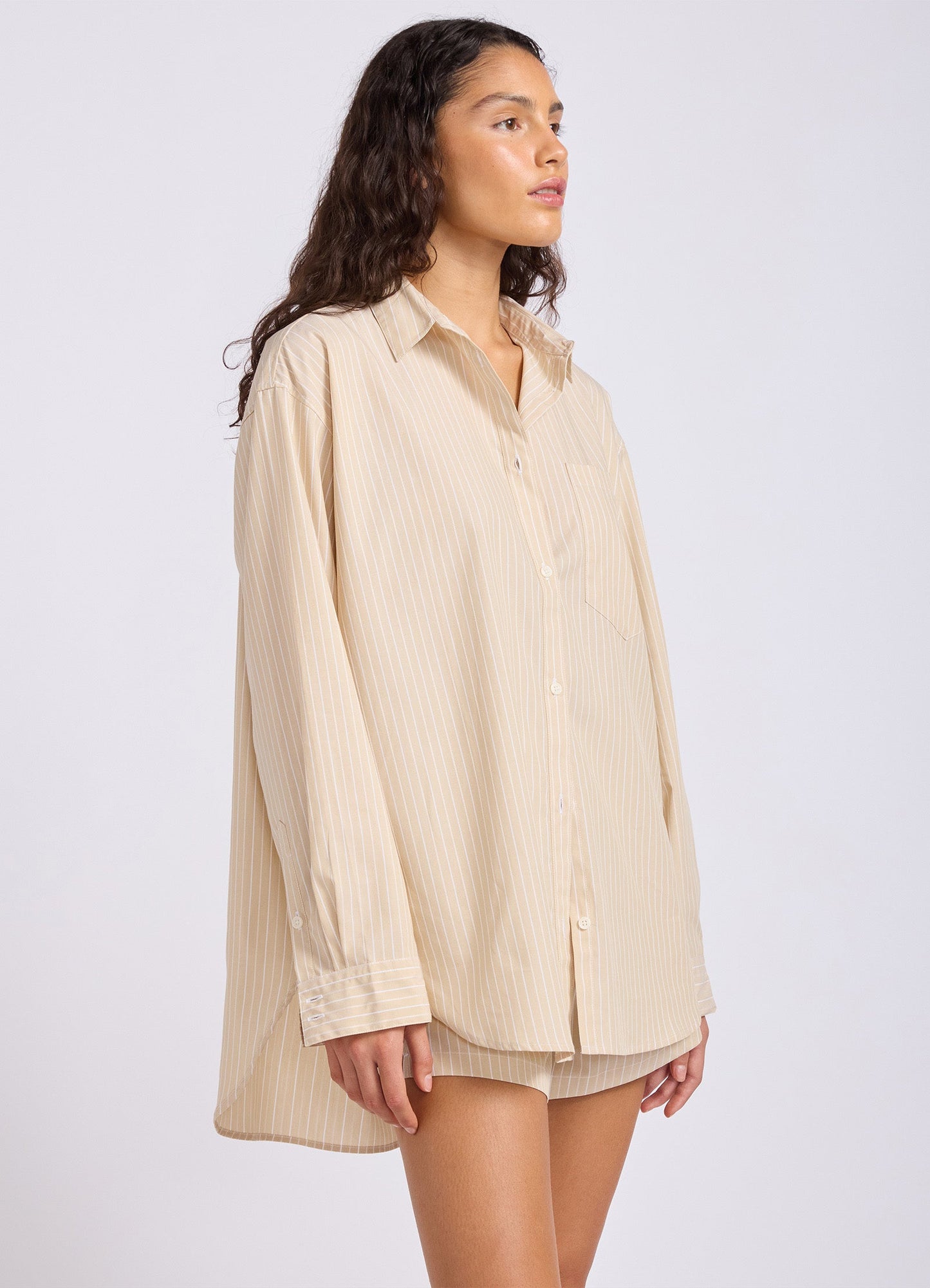 Stripe Oversized Shirt