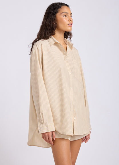 Stripe Oversized Shirt