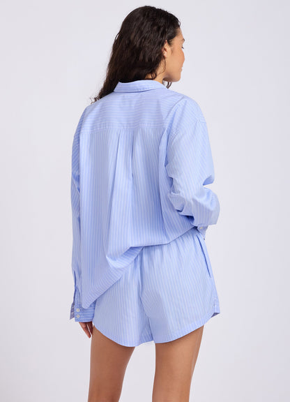 Stripe Drawstring Shorts