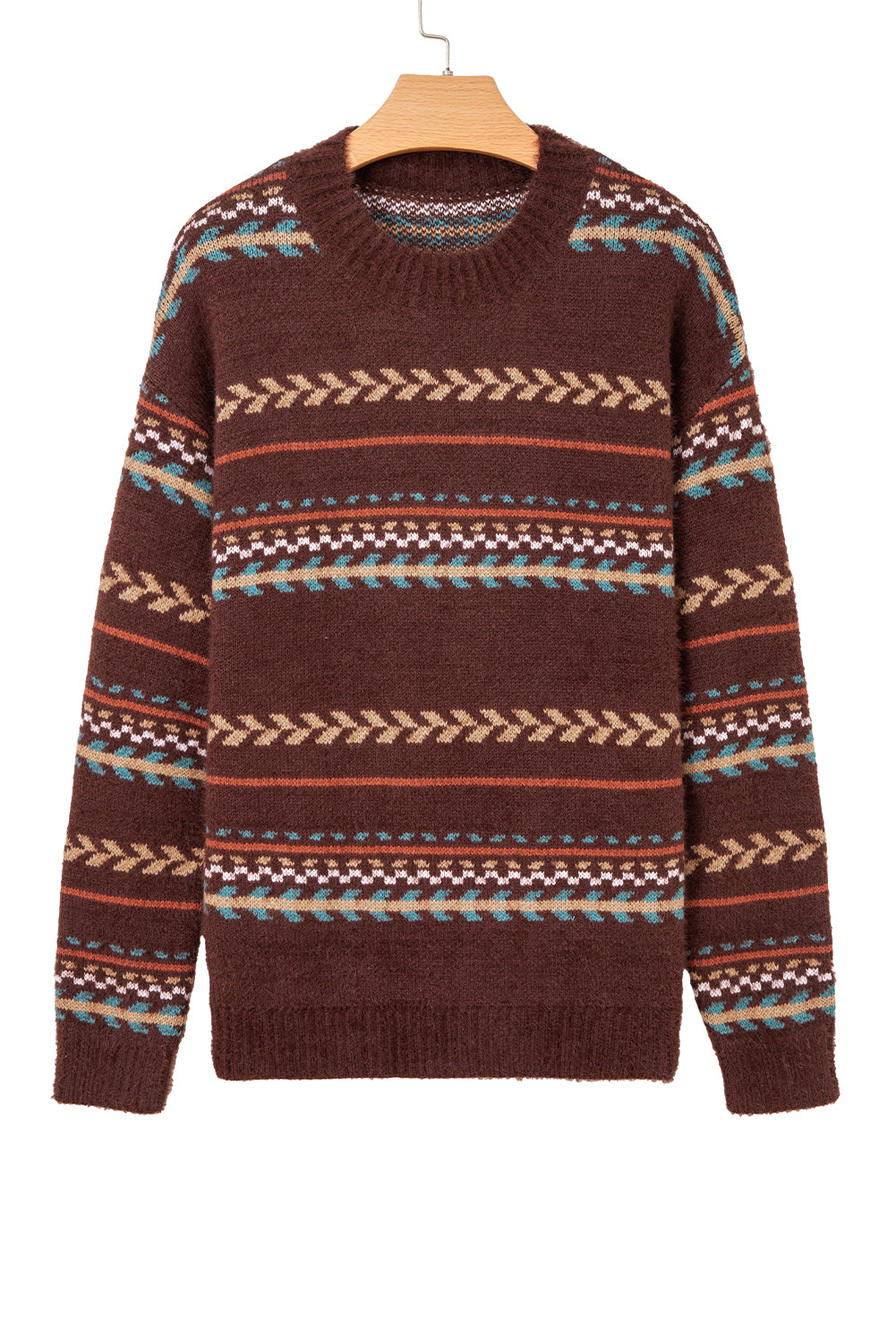 Threaded Pear Madison Knitted Drop Shoulder Sweater