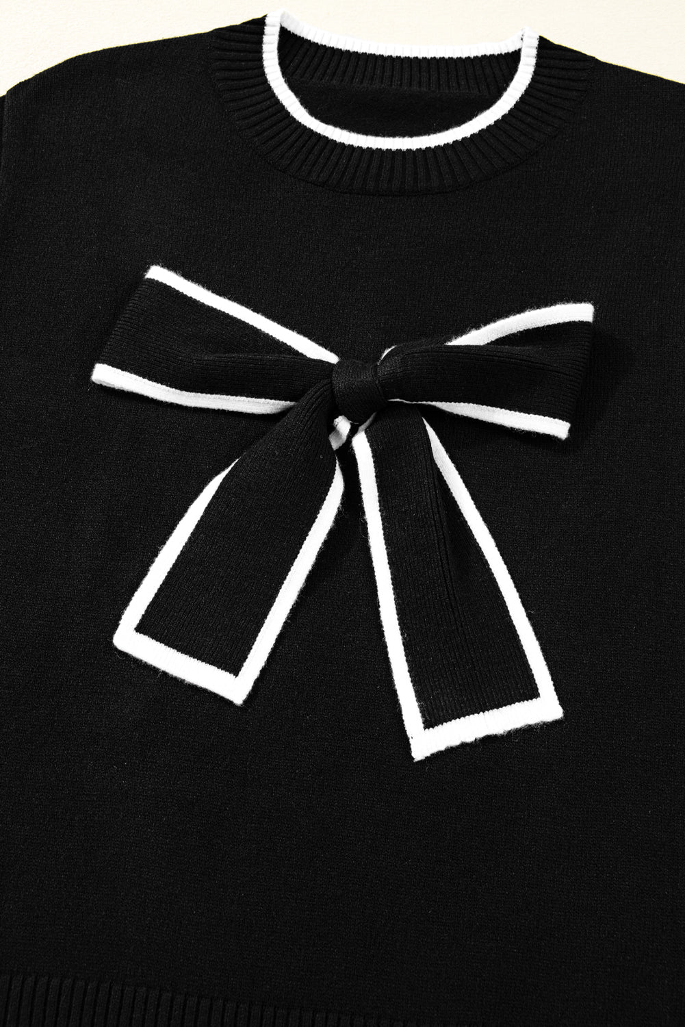 Threaded Pear Malaysia accent Holiday Cropped Sweater