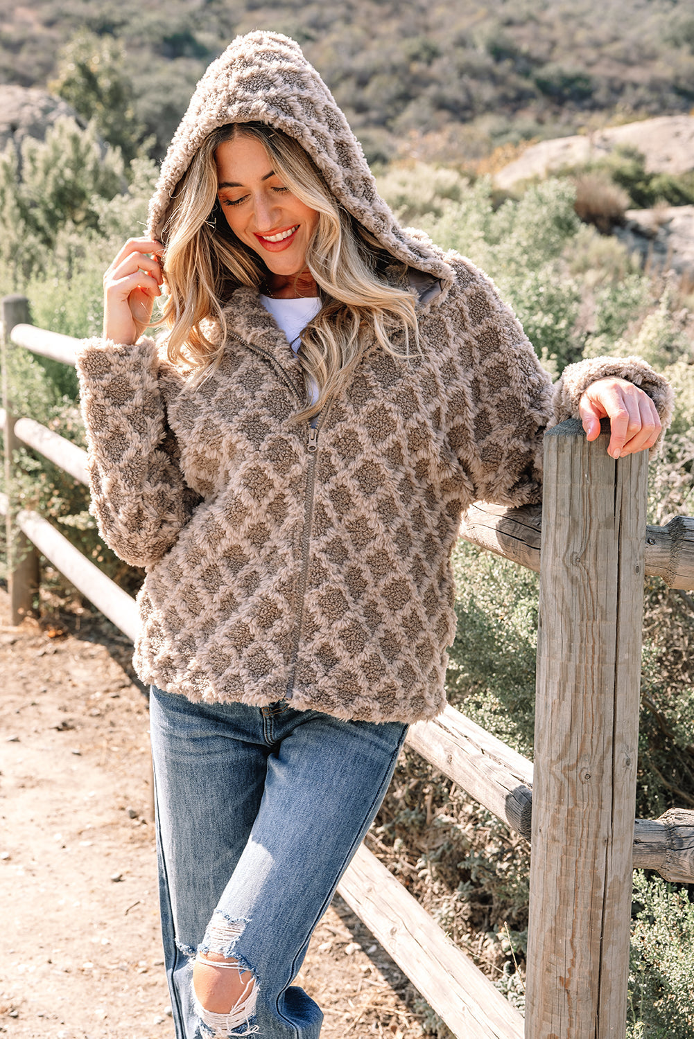 Threaded Pear Mia Up Side Hooded Jacket