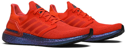 adidas Men's Ultra Boost 20 'Solar Red' Sneakers