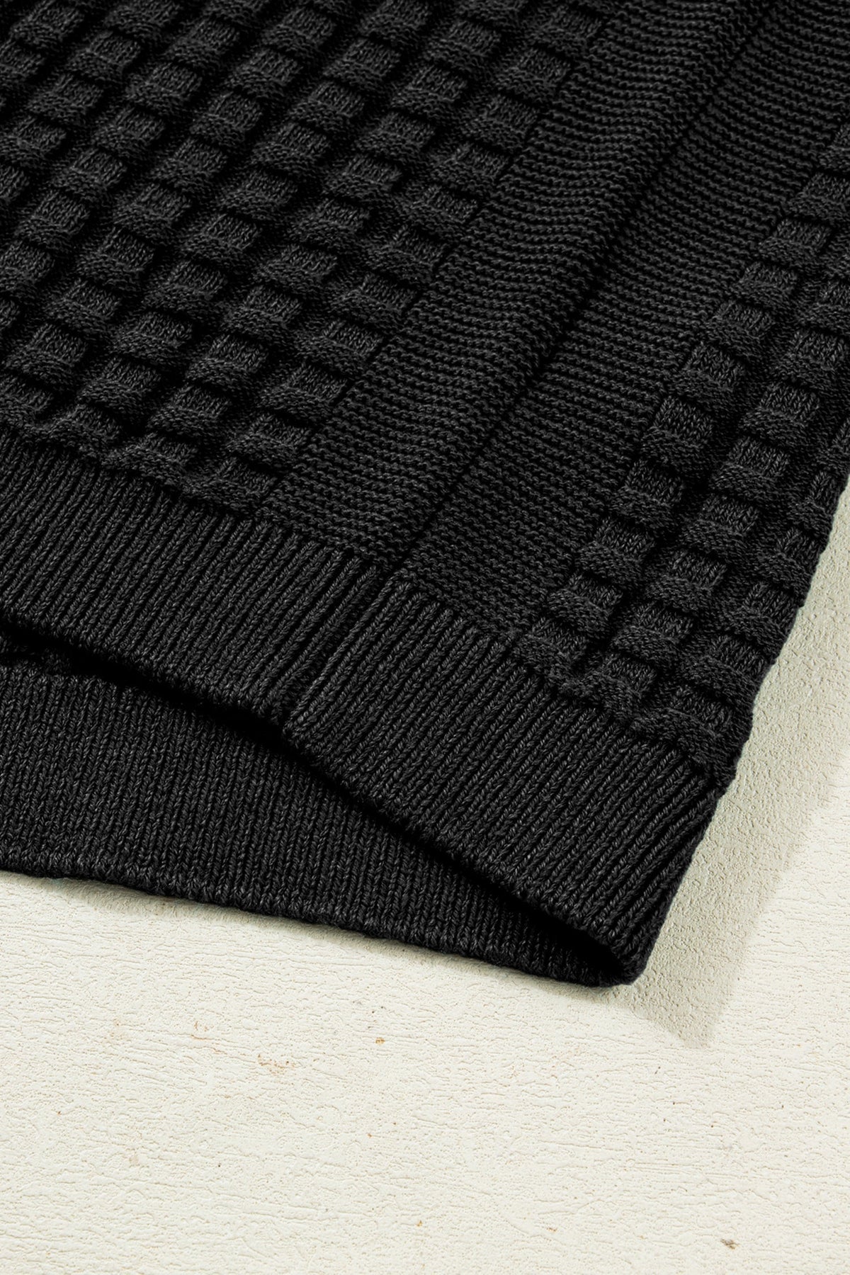 Threaded Pear Marina Textured Short Sleeve Sweater