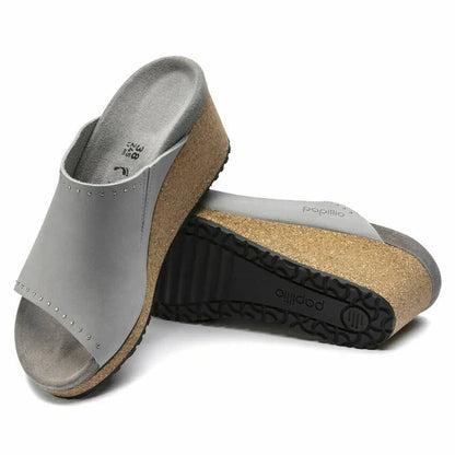 Birkenstock Namica Nubuck Leather Stone Coin Rivet