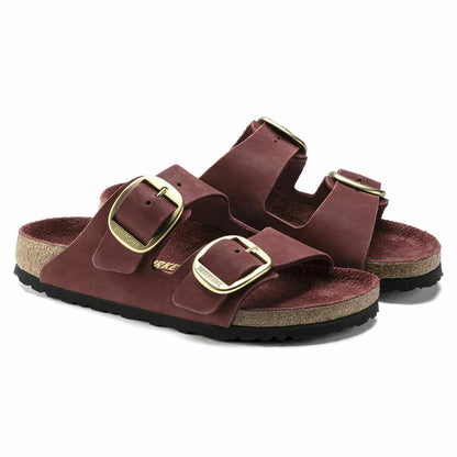 Birkenstock Arizona Big Buckle Nubuck Leather Vermouth
