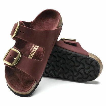 Birkenstock Arizona Big Buckle Nubuck Leather Vermouth