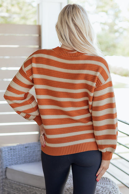 Threaded Pear Isabella Trim Drop Shoulder Sweater
