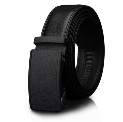 Men’s Two-Layer Cowhide Automatic Buckle Belt | High-Sense Executive Genuine Leather Waistband | Trendy Minimalist Professional Men’s Belt | Luxury-Label Statuesque Men’s Accessory | 2026 High-Fashion Radiant Urban Essential