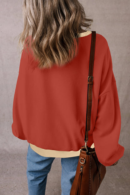 Threaded Pear Abigail Drop Shoulder Oversized Sweatshirt