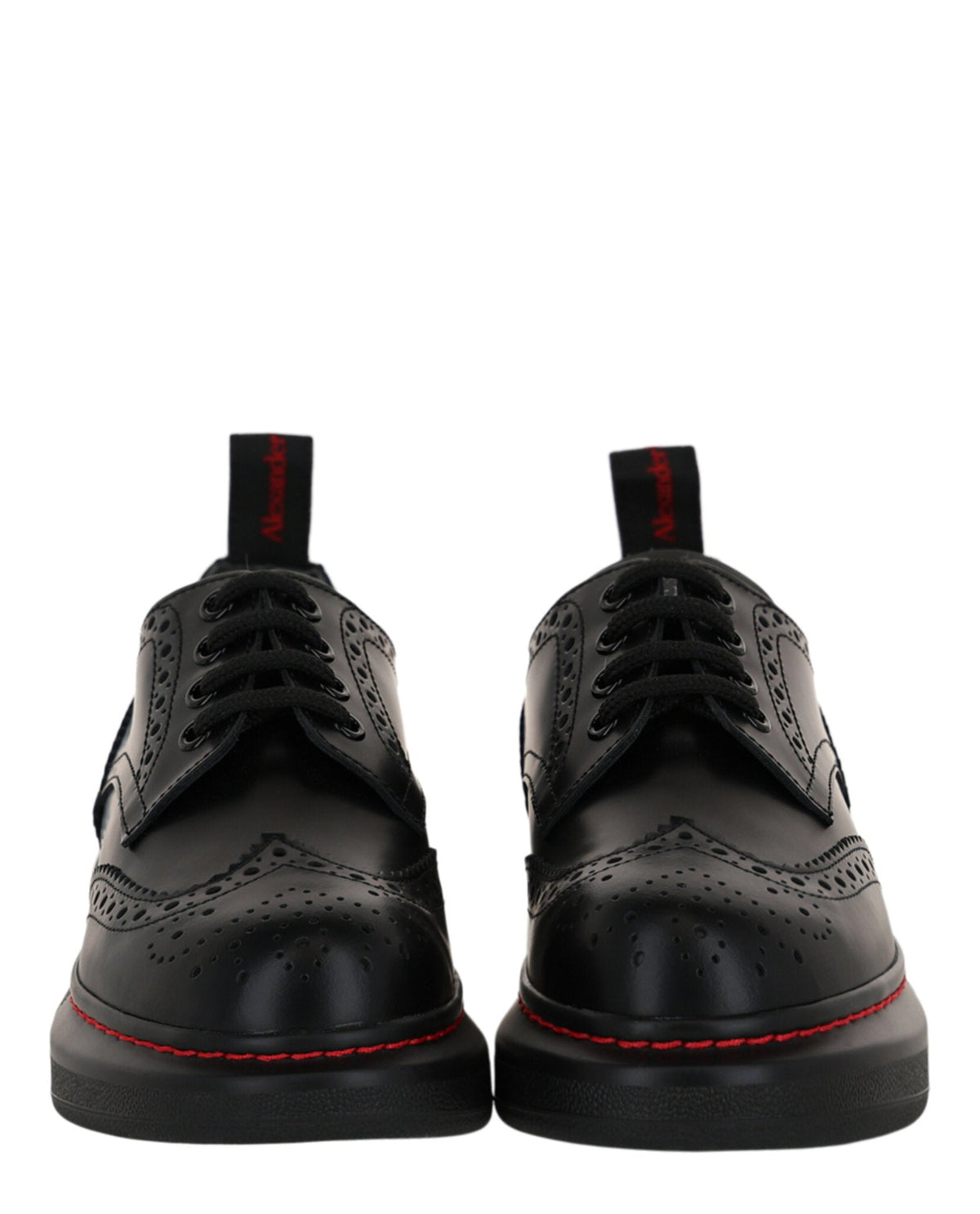 Alexander McQueen Women's Liquid Spaz Lace-Up Brogues
