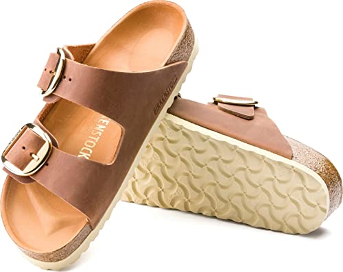 Birkenstock Arizona Big Buckle Oiled Leather Cognac