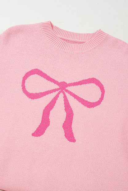 Threaded Pear Ava Graphic Drop Shoulder Sweater