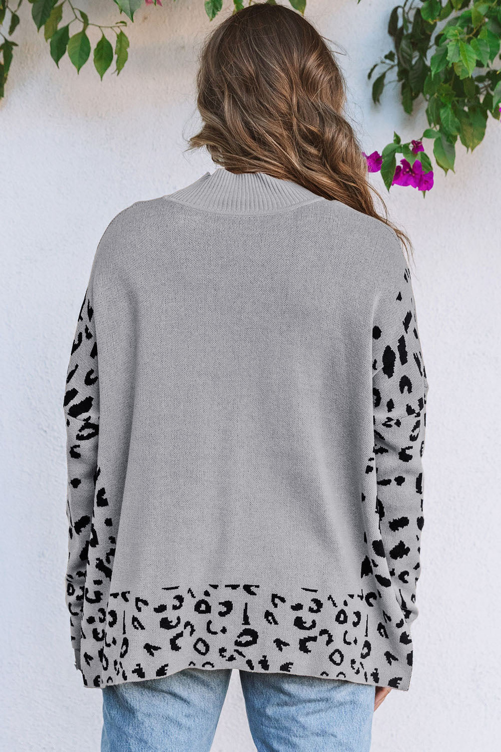 Threaded Pear Isabella Side Slit Oversized Sweater