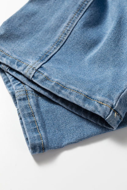 Threaded Pear Brooklyn adjustable Buckle Barrel Overalls