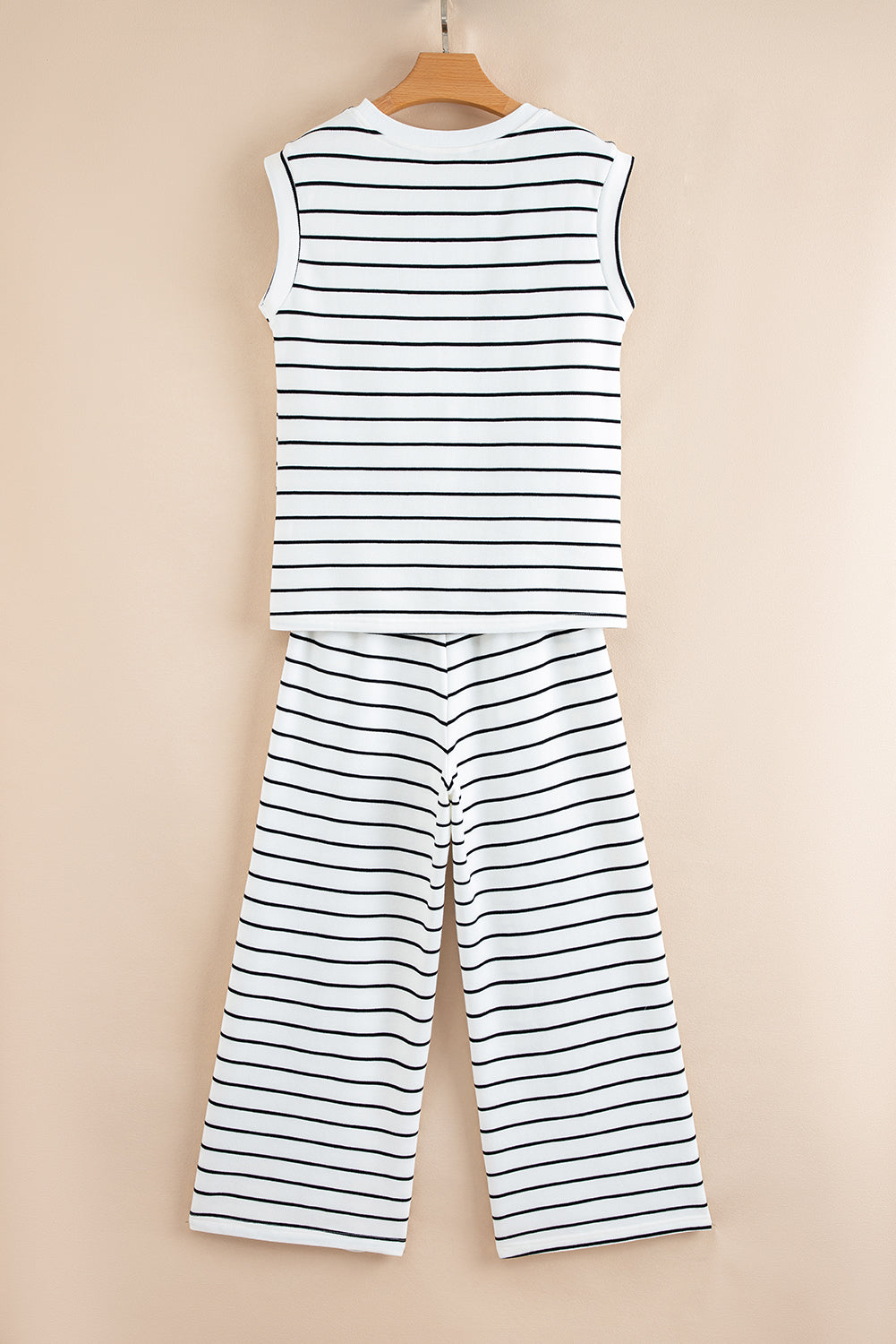 Threaded Pear Avery Stripe Casual Wide Leg 2pcs