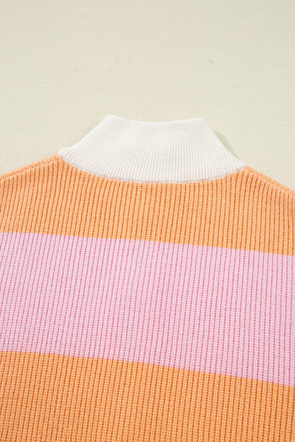 Threaded Pear Claire Half Zip Oversize Sweater