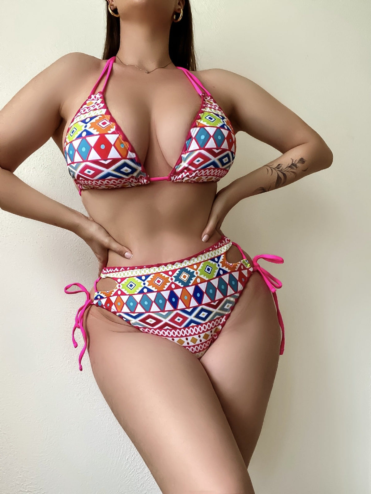 Tie up bikini sexy swimsuit