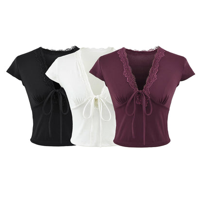 V-neck top for women