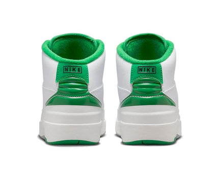 Air Jordan Preschool Retro 2 'Lucky Green' Ps Sneakers