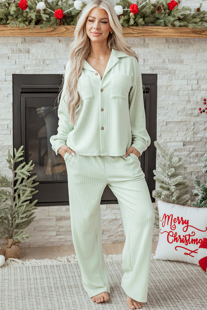 Threaded Pear Aspen Textured Patched Set