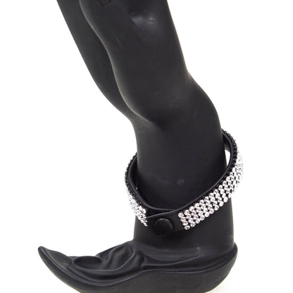 Swarovski Crystal & Leather Bracelet